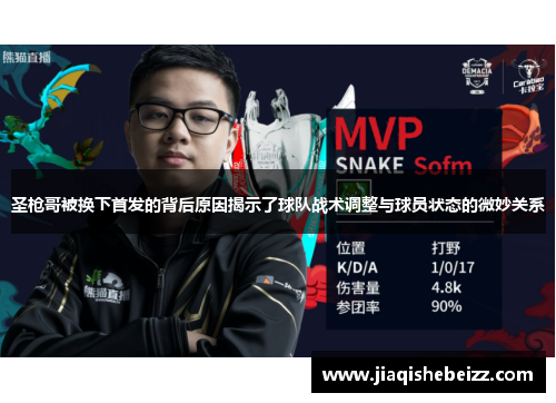 圣枪哥被换下首发的背后原因揭示了球队战术调整与球员状态的微妙关系